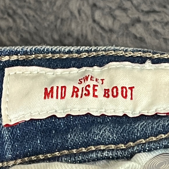 Lucky Brand Sweet Mid Rise Bootcut Jeans Blue Medium Wash Womens 12/31A 34x29 - Picture 4 of 11